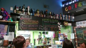 Inside the Common Market in Southend -- beer & wine by the glass