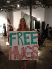 Free Hugs from Christina -- The Hugging Documentary